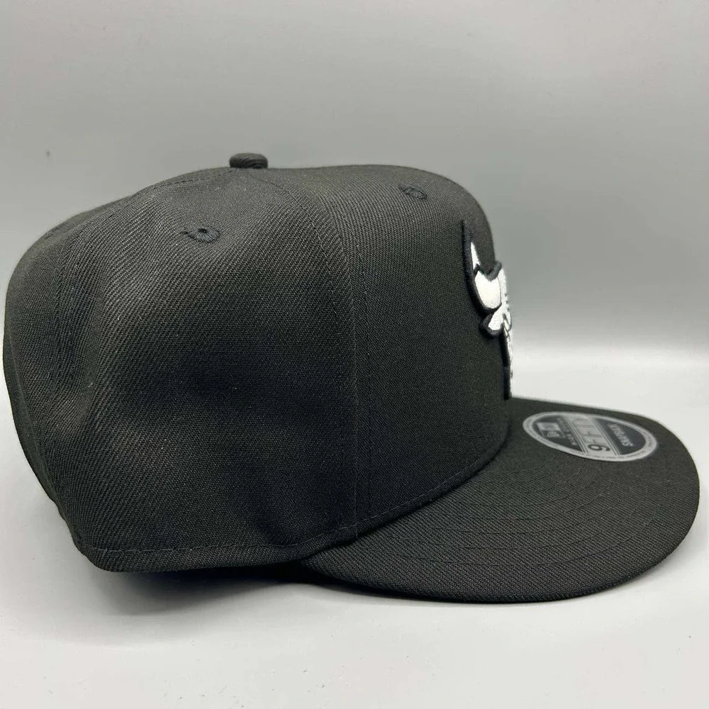 Chicago Bulls‎ Hat Men Black 9Fifty New Era Snap Back Cap New High Crown